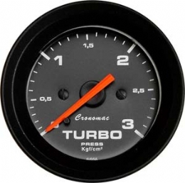 Manômetro Pressão de Turbo 3kg Linha STREET