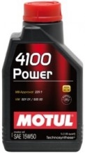 Oleo Motul 4100 Power (SEMI-SINTÉTICO) 15W50 1L